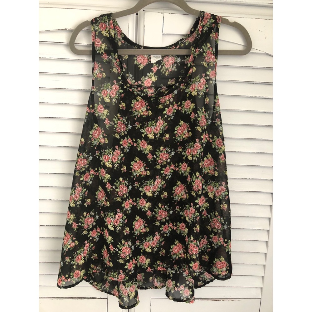 Deb Sheer Floral Tank